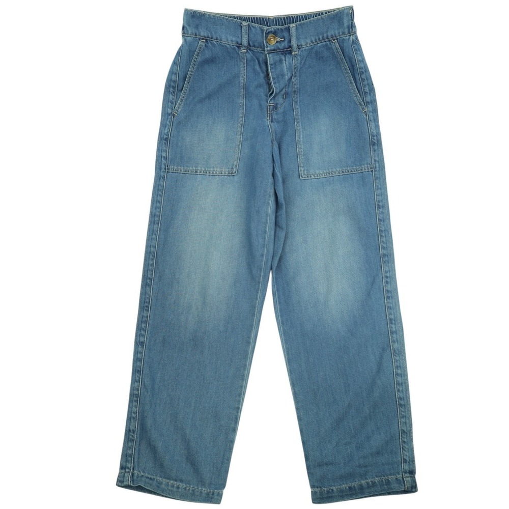 Sanctuary‎ WAYR Jeans 25 High Rise Wide Leg Patch Pocket Utility Denim NWT